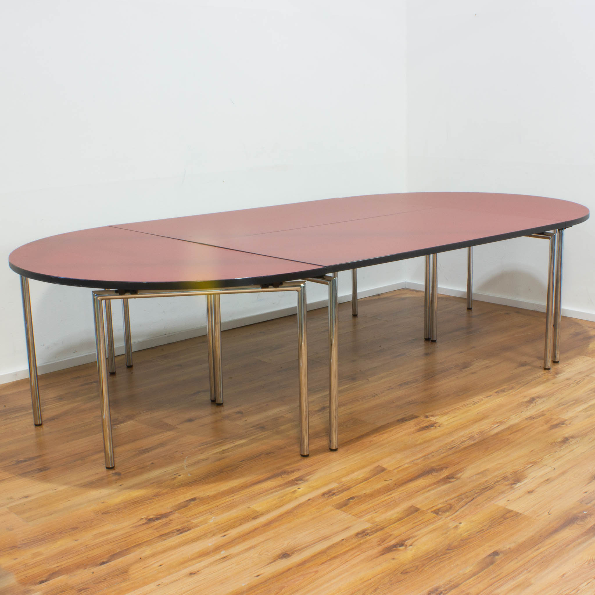 Brunner Group - Konferenztisch-Set - 4 Module - 320 x 160 cm - rot