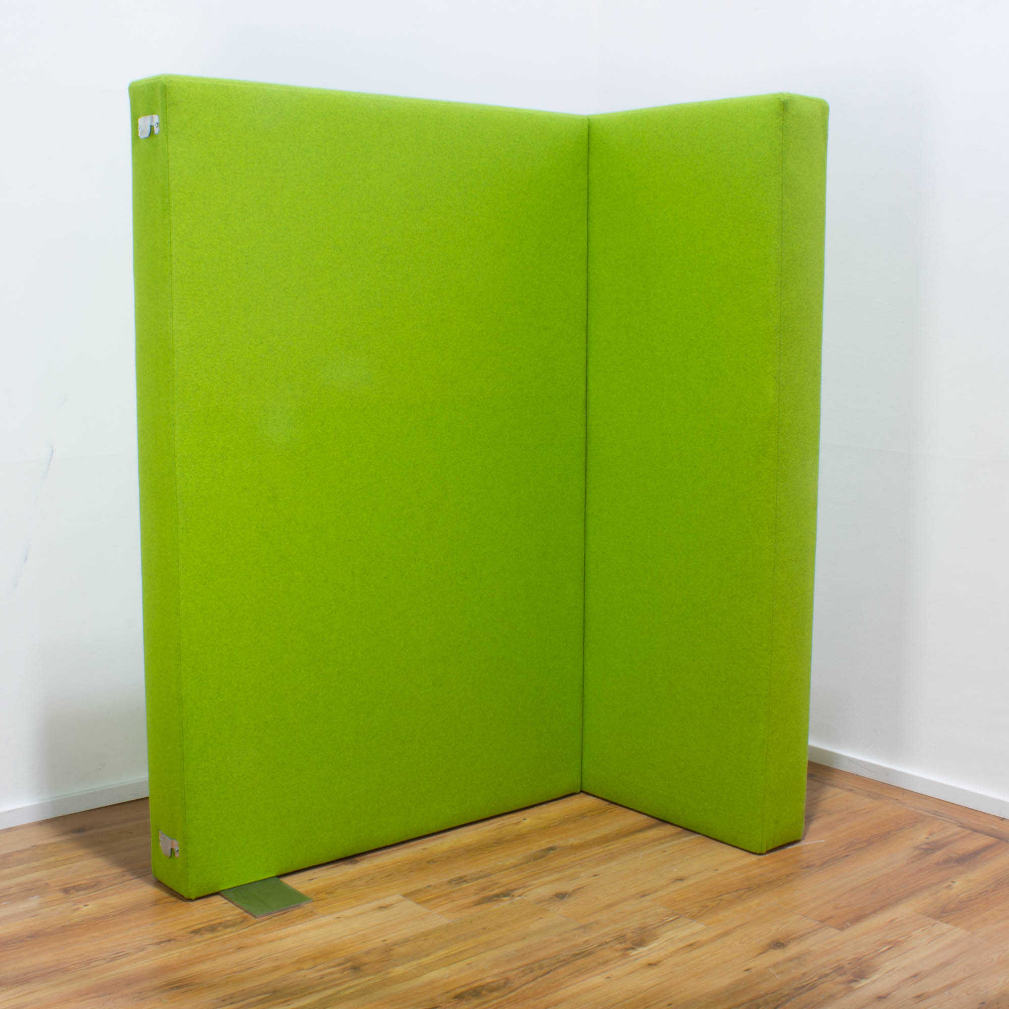 Trennwand / Raumteiler grün - L-Form