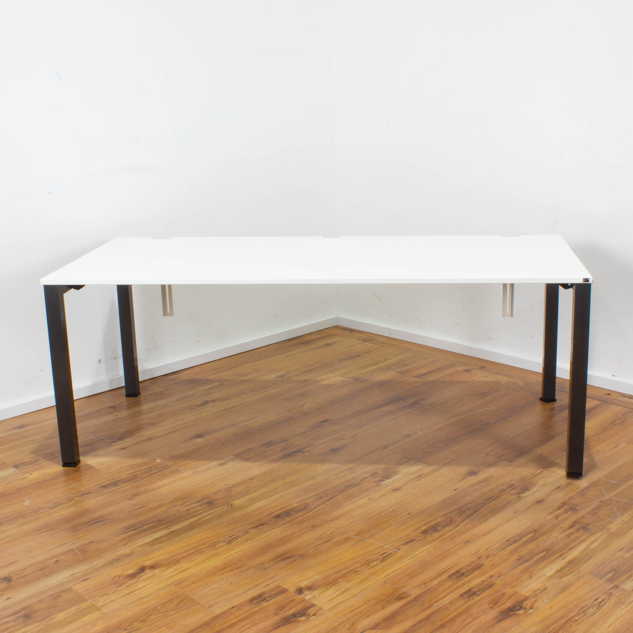 König + Neurath Schreibtisch - 180 x 80 cm - Platte weiß