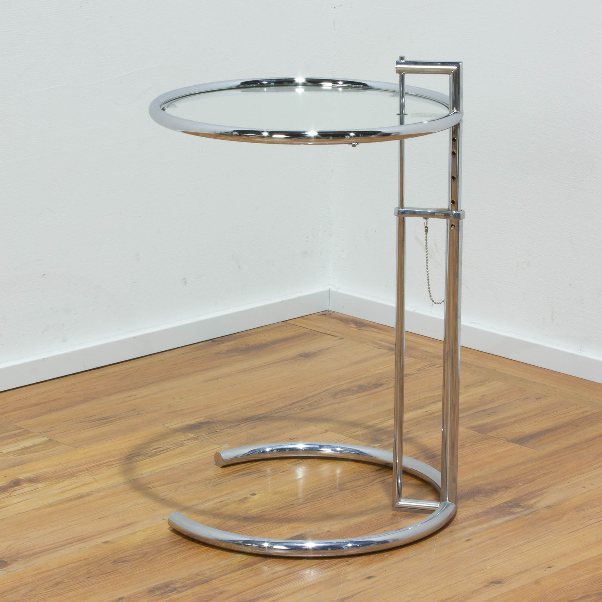 ClassiCon Eileen Grey adjustable Table - Platte glas - Gestell chrom