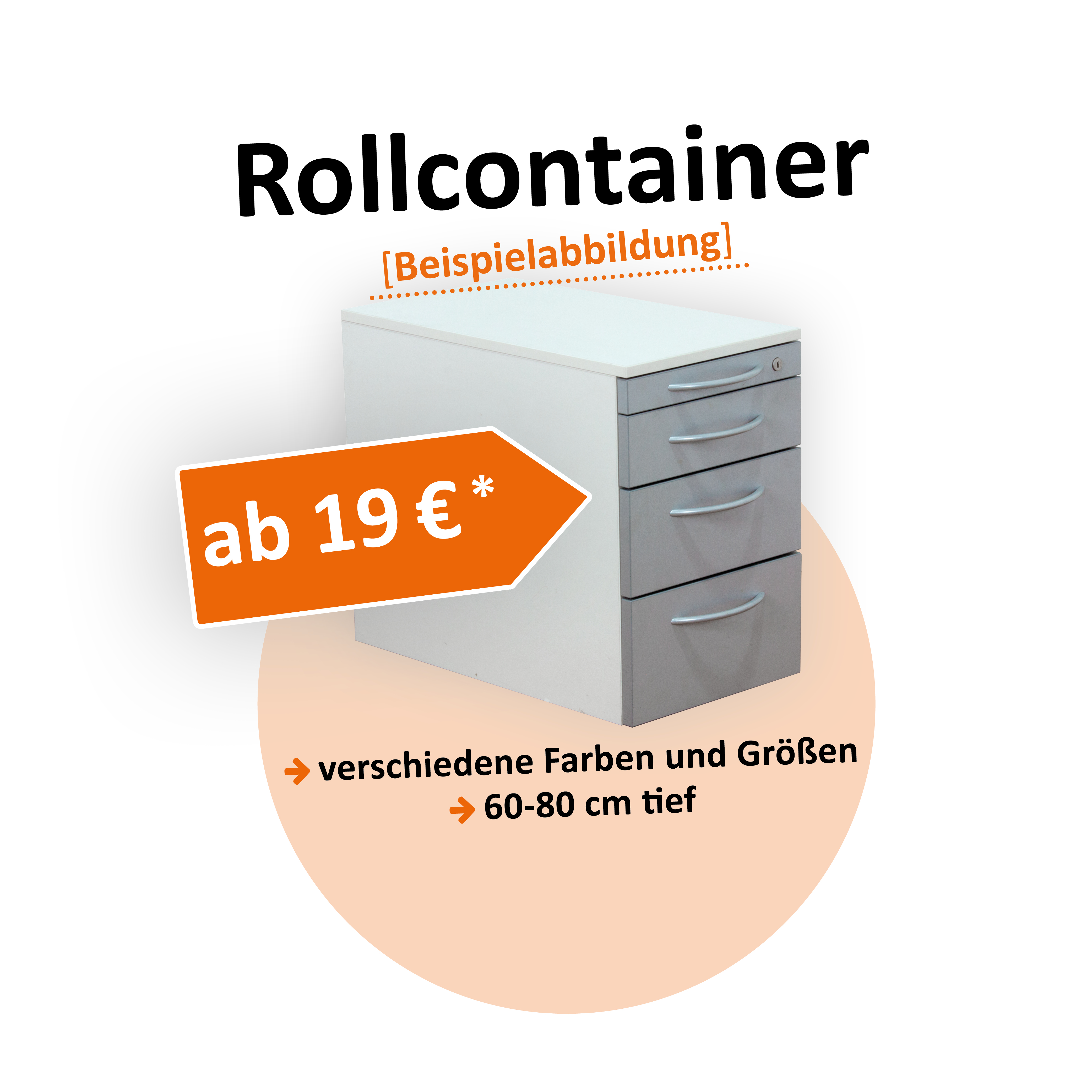 Rollcontainer - %Aktionspreis% Knaller-Samstag 04.11.  