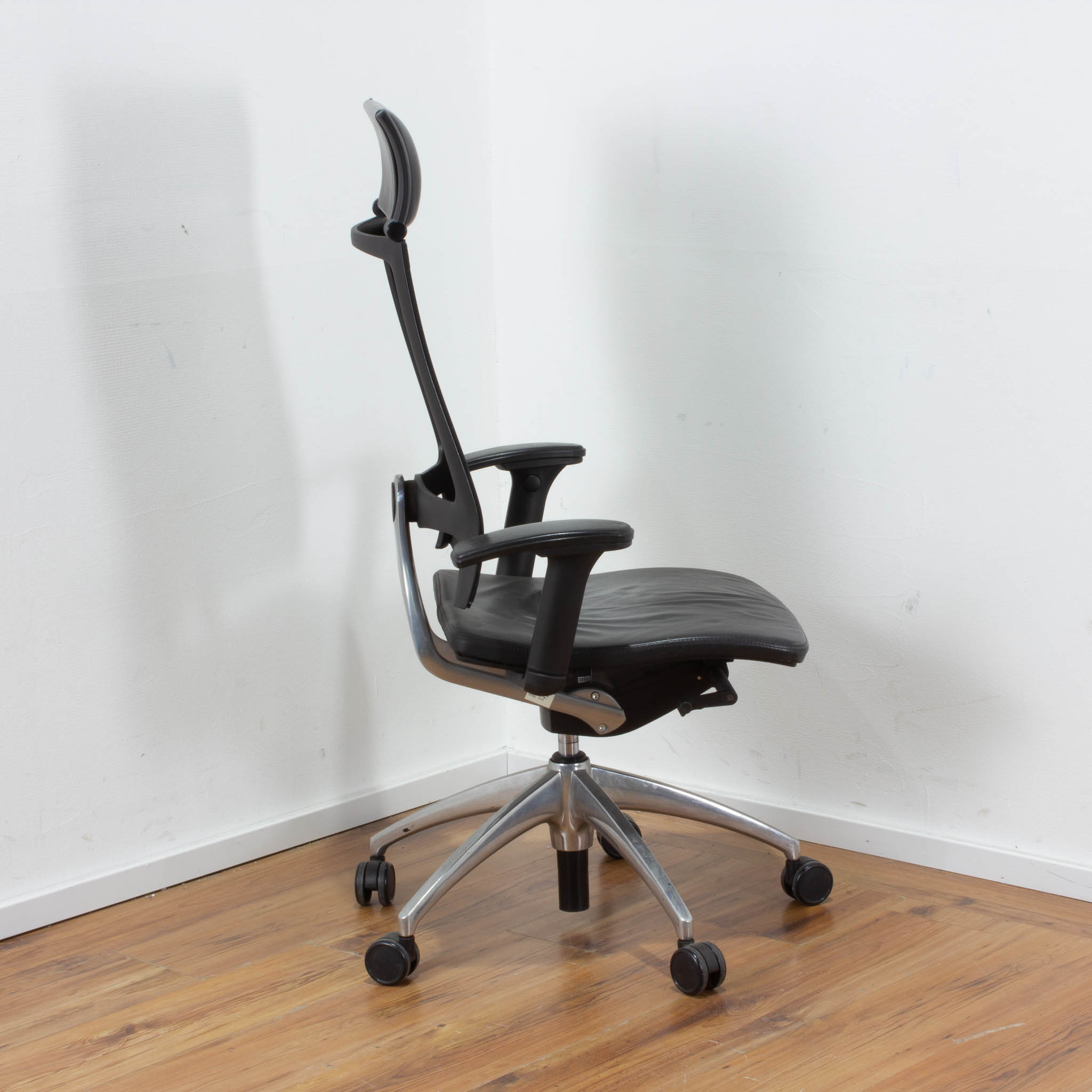Sedus "Open Up" Bürodrehstuhl schwarz mit Netz-Rückenlehne 