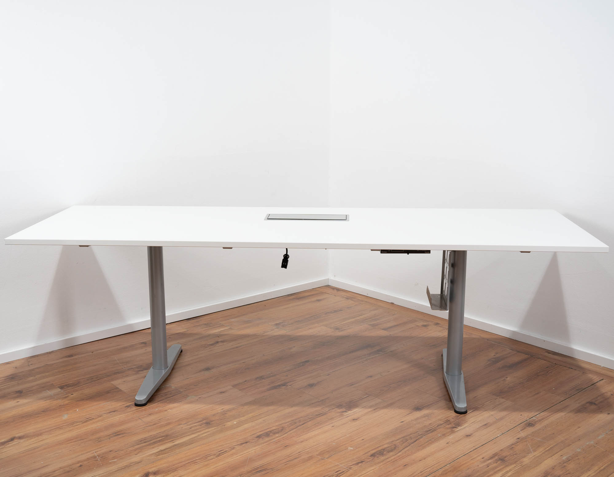 VS Möbel Konferenztisch weiß - Maße: 240 x 80 cm 